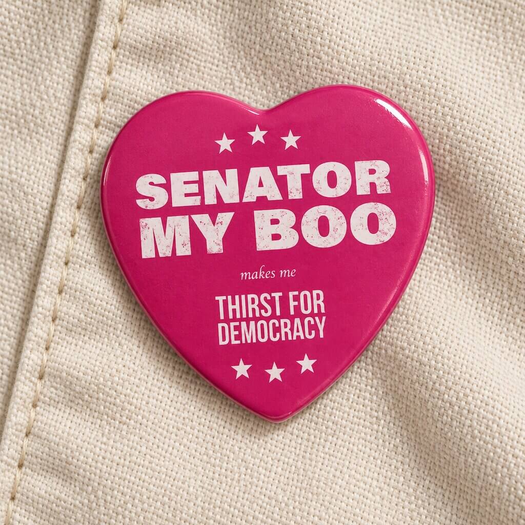 Senator My Boo Heart Button Packs — Thirst Hard, Buy Harder, Save Hardest